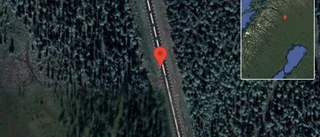 Stopp på E10 på grund av singelolycka med en personbil