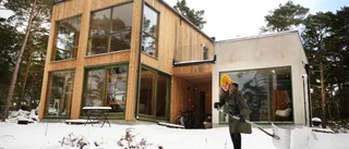 Byggde drömhuset mitt i skogen: "Måste våga ta steget"