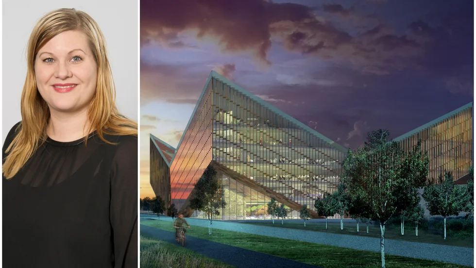 Ylva Stadell (S), ordförande plan- och byggnadsnämnden är nöjd med den första detaljplanen och tror att området närmast centralstationen kommer att bli bra.