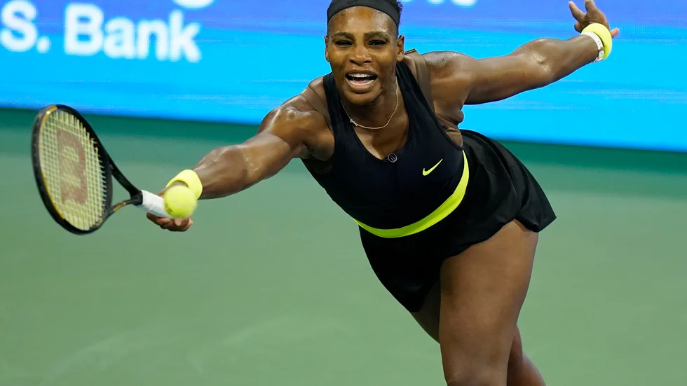 Serena Williams jagar Margaret Courts rekord på 24 grand slam-segrar i singel. Seger i US Open skulle ta upp amerikanskan på lika många. Arkivbild.