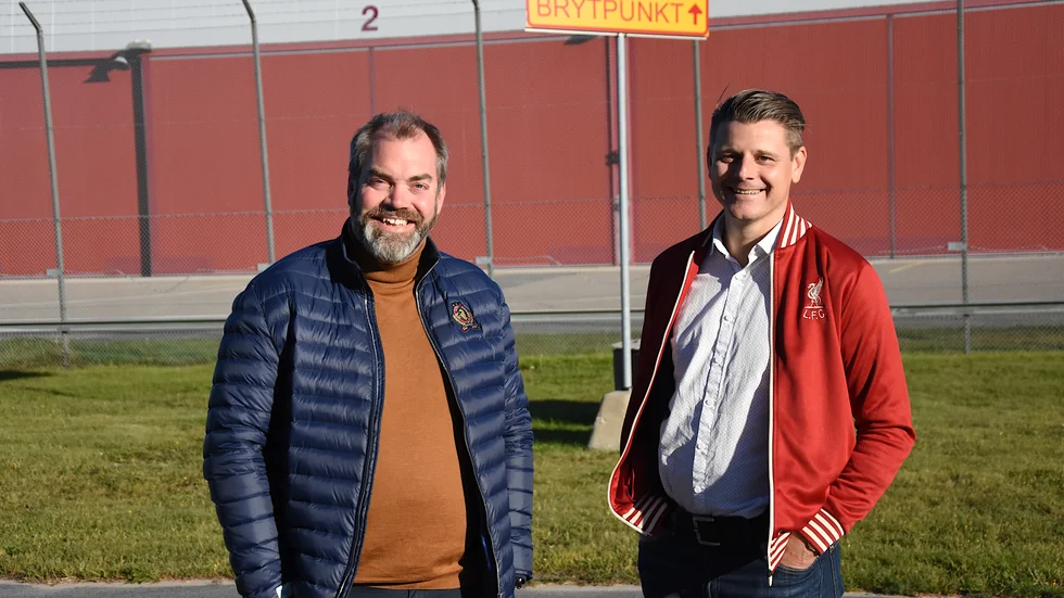 Socialdemokraterna Fredrik Lundh Sammeli och Niklas Karlsson besökte bland annat F21.