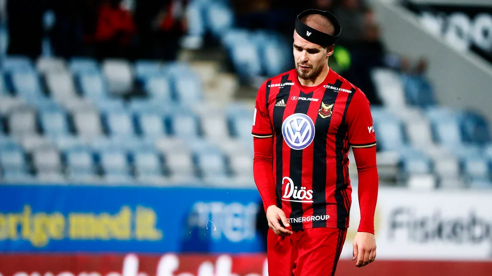 Douglas Bergqvist spelade fem säsonger i Östersund. Arkivbild.