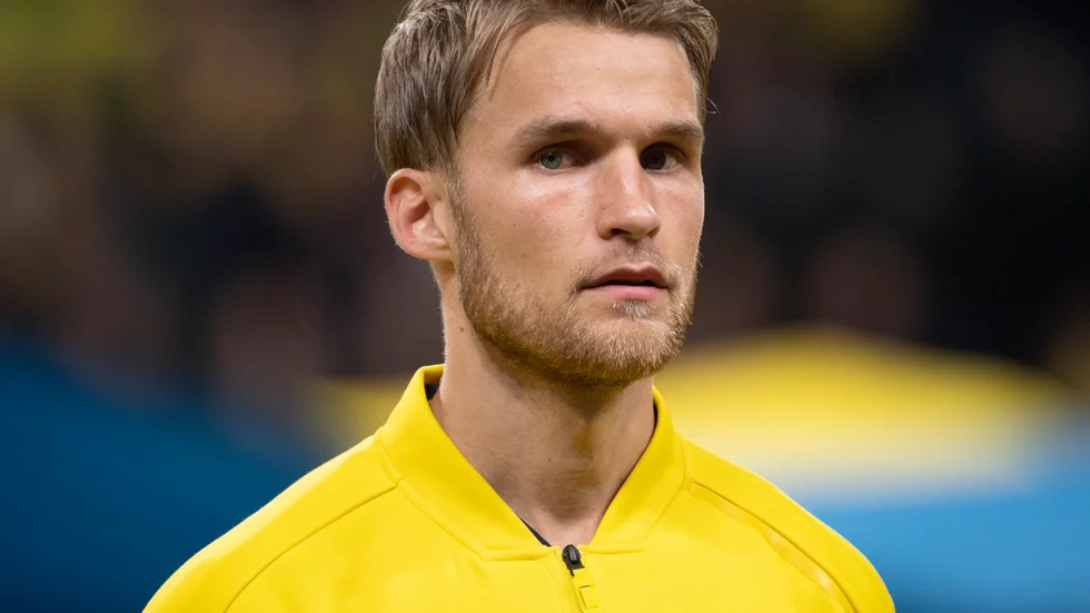 Sebastian Andersson lämnar Union Berlin för spel i Köln. Arkivbild.