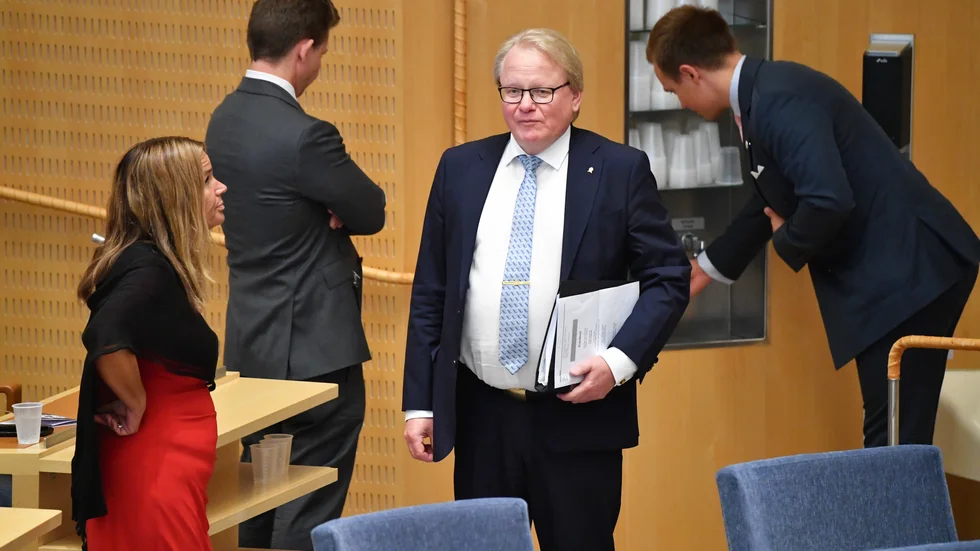 Försvarsminister Peter Hultqvist.