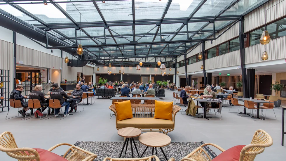 Restaurang Matverket i kontorskvarteret K43. 
