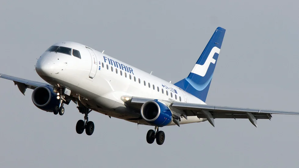 Ett av Finnairs plan på väg in för landning på Arlanda. Arkivbild.