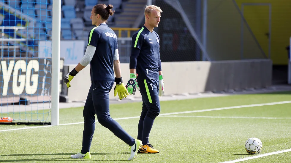 David Mitov Nilsson och Aslak Falch under tiden på Östgötaporten. 
