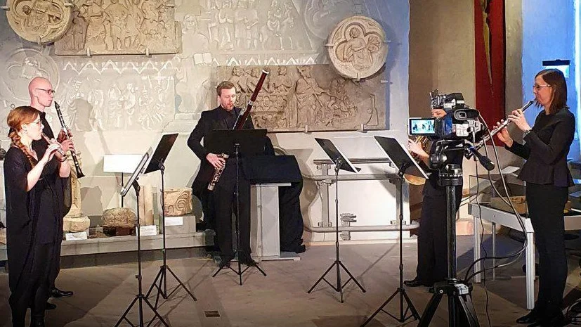 Nina Sognell, Andreas From, Carl Ahlgren, Katarina Andersson och Blanca Sans Ballart i Crusellkvintetten står för det östgötska bidraget i ”Jubilee Theme”.