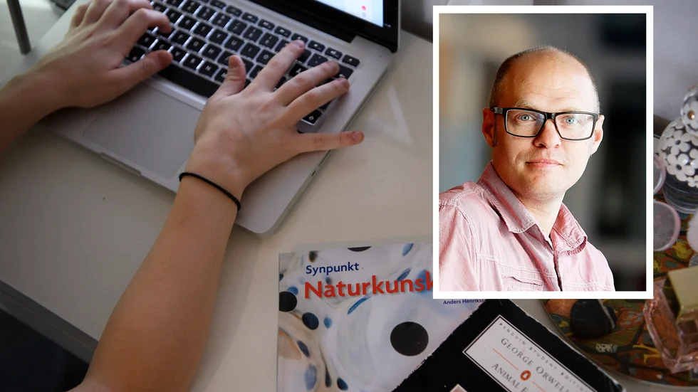 "Risken är ju att det här kommer att släpa med de coronadrabbade ungdomarna genom hela livet", säger Thomasgymnasiets rektor Daniel Moberg.