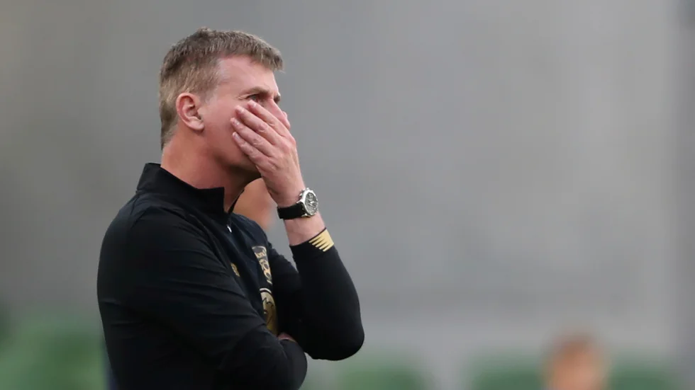 Stephen Kenny. förbundskapten för det irländska herrlandslaget i fotboll. Arkivbild.