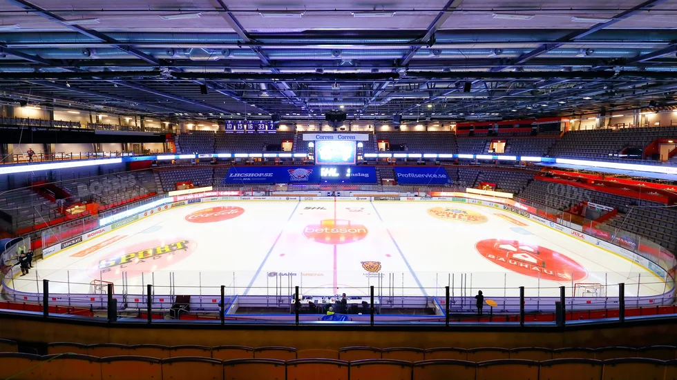 Saab arena stängs under SHL- och SDHL-matcher.
