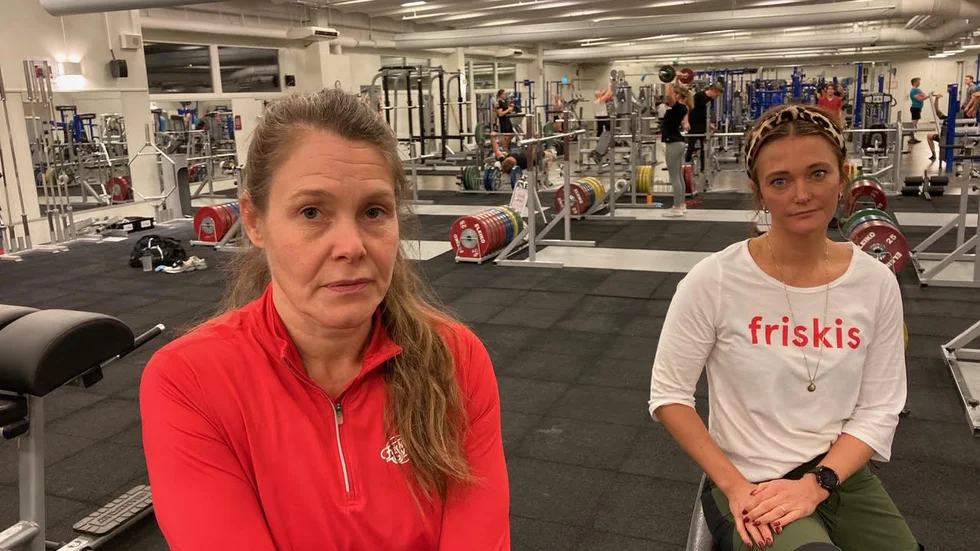Pernilla Sjöberg och Sara Karlborg, verksamhetsledare respektive kommunikatör på Friskis i Eskilstuna hoppas att beslutet att pausa verksamheten ska mötas av förståelse från föreningens medlemmar.