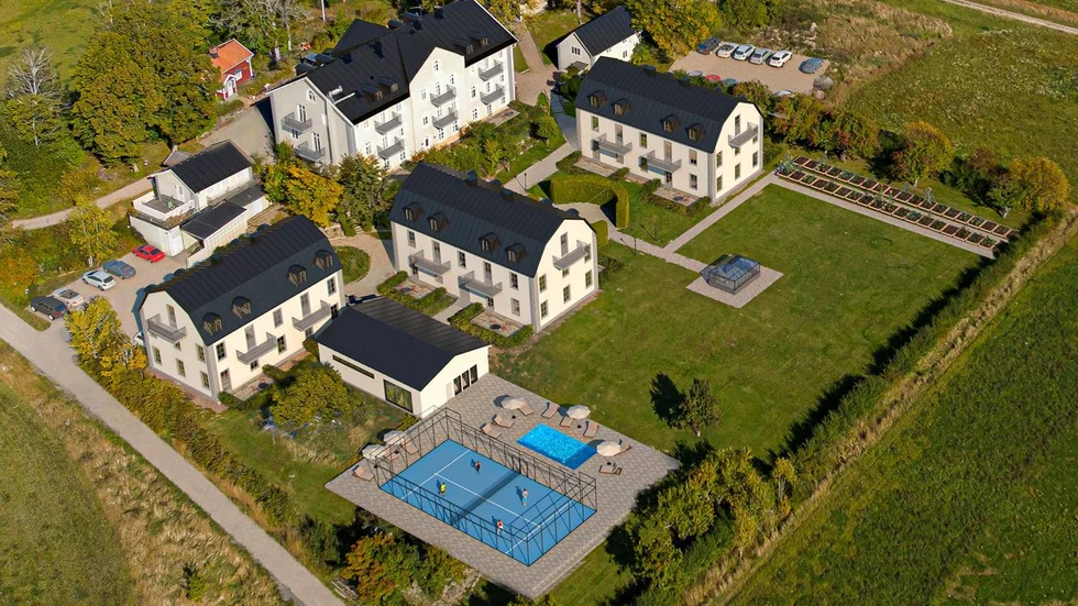 Såhär är det tänkt att Marsviken ska se ut när bostäderna är färdiga.