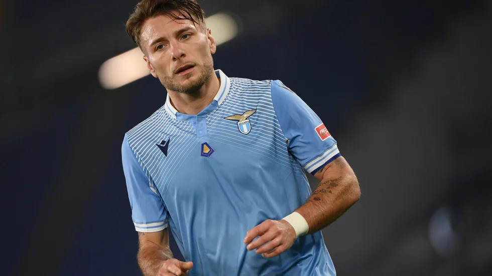 Måltjuven Ciro Immobile är en av många i Lazio som måste ha en bra kväll för att rå på Bayern München i Champions League. Arkivbild