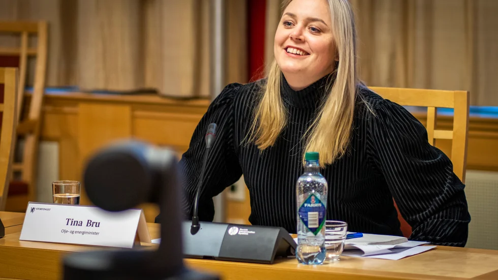 Norges olje- och energiminister Tina Bru. Arkivbild.