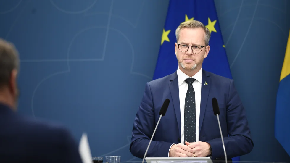 Inrikesminister Mikael Damberg (S) presenterar direktiven för den nya utredningen vid en pressträff på fredagen. Arkivbild.