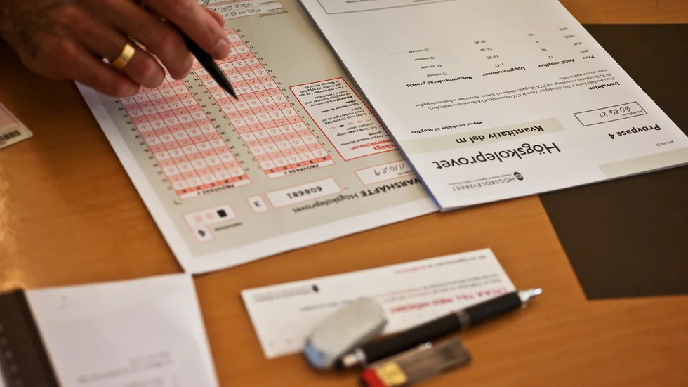 Det är märkvärdigt tyst om att jämställdheten minskar när färre gör högskoleprovet, skriver Kjell Kampe