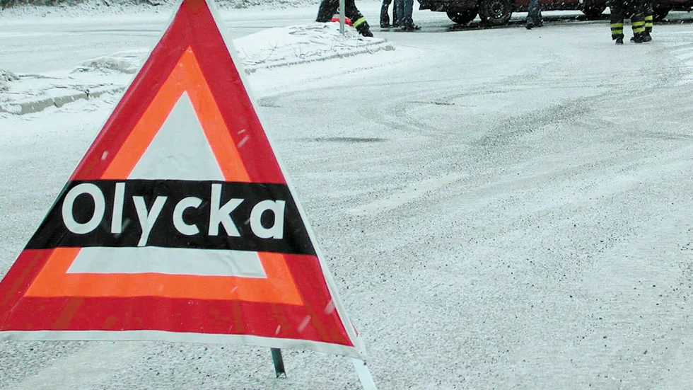 Olyckorna har avlöst varandra under söndagen. Dock ingen av allvarligare slag.