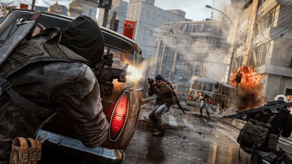 Som vanligt är den en hel del action i "Call of duty: Black ops cold war". Till skillnad från tidigare spel i serien kommer spelaren att få fatta fler beslut, dels kring huvudpersonen, dels om vad som sägs i dialoger. Pressbild.