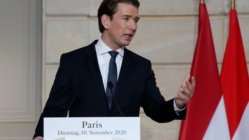 Österrikes förbundskansler Sebastian Kurz vill att personer som döms för terrorbrott ska kunna hållas under myndigheternas lupp på obestämd framtid.