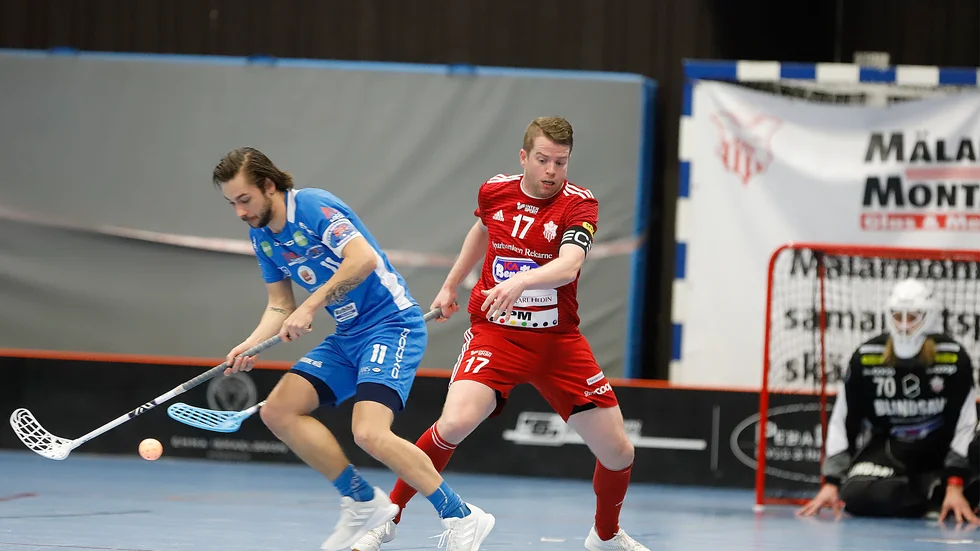 Kalle Karlsson och Strängnäs IBK tar sig under lördagen an tabellettan Djurgården hemma.