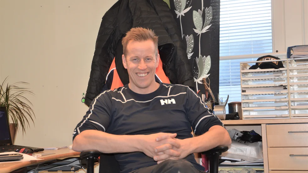 Det är inte så ofta Magnus Vannar har tid att sitta ner på kontoret i lugn och ro. Men ibland så händer det.