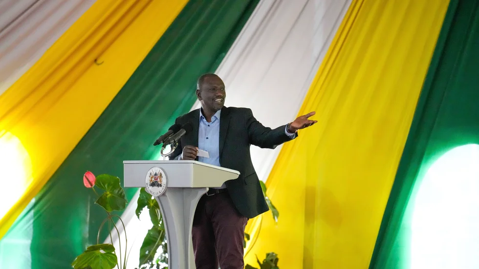 William Ruto, som förklarades som segrare i Kenyas presidentval i augusti. Arkivbild.