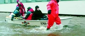 Stora problem  
i Estland efter stormen