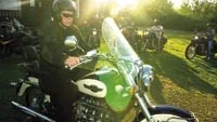 Billy Graham i Törnros  är en av flera motorentusiaster i Västervik. Foto: MATTIAS AHLM