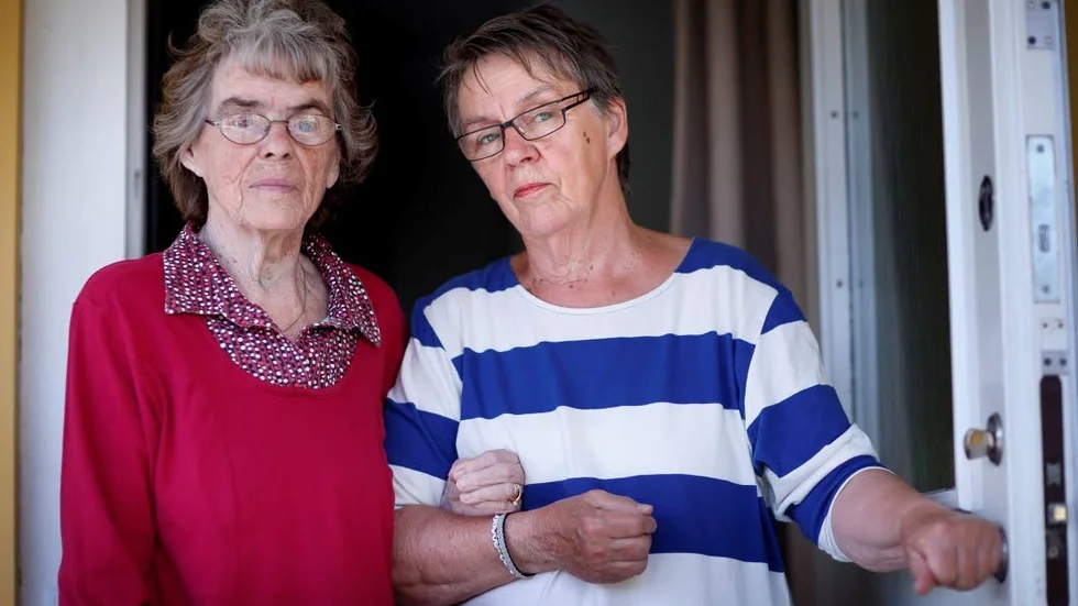 Bor kvar hos dottern. Sedan i somras får Kerstin Johansson, 94, bo hos dottern Wiwi och hennes man i Krokek.
