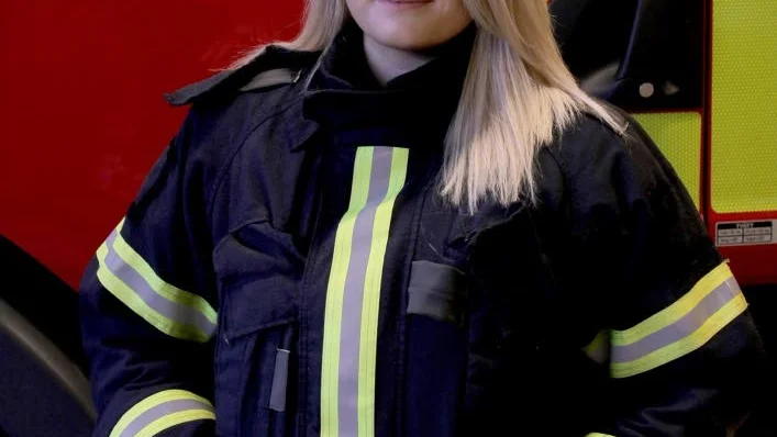 "Nu tycker min familj det är jätteroligt att jag är brandman, men först trodde dem att jag skojade.”