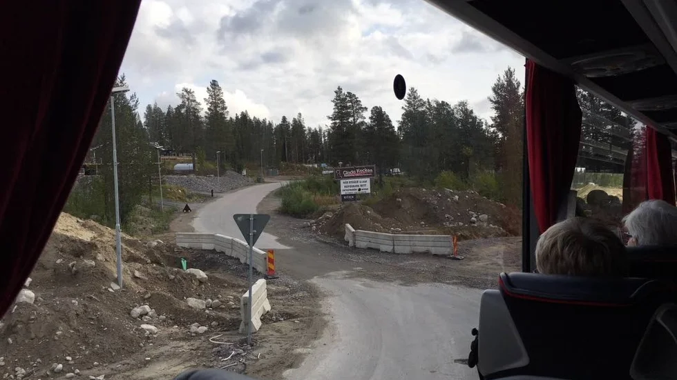 Repisvaara vid foten av Dundret där hela 360 hus skall byggas.