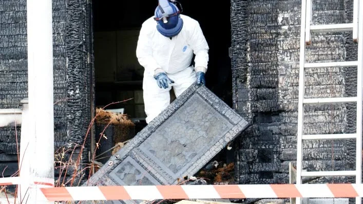 Bränder är bland de svåraste uppdragen för en kriminaltekniker.