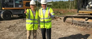 Löfven invigde bygget av Norrbotniabanan