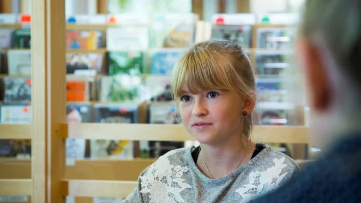 Liv Granström, 12, skriver mycket berättelser och ritar även serietidningar. Ofta är genren fantasy.
