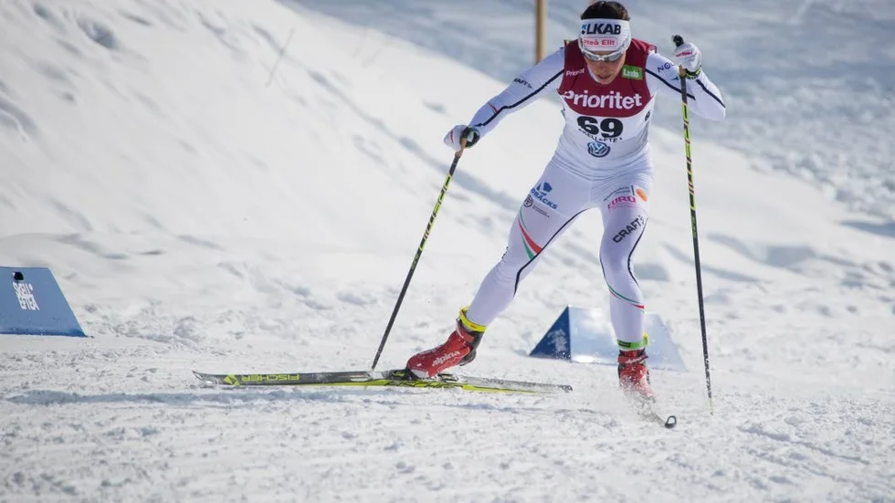 Charlotte Kalla blev utslagen redan i kvartsfinalerna i sprinten i Bruksvallarna