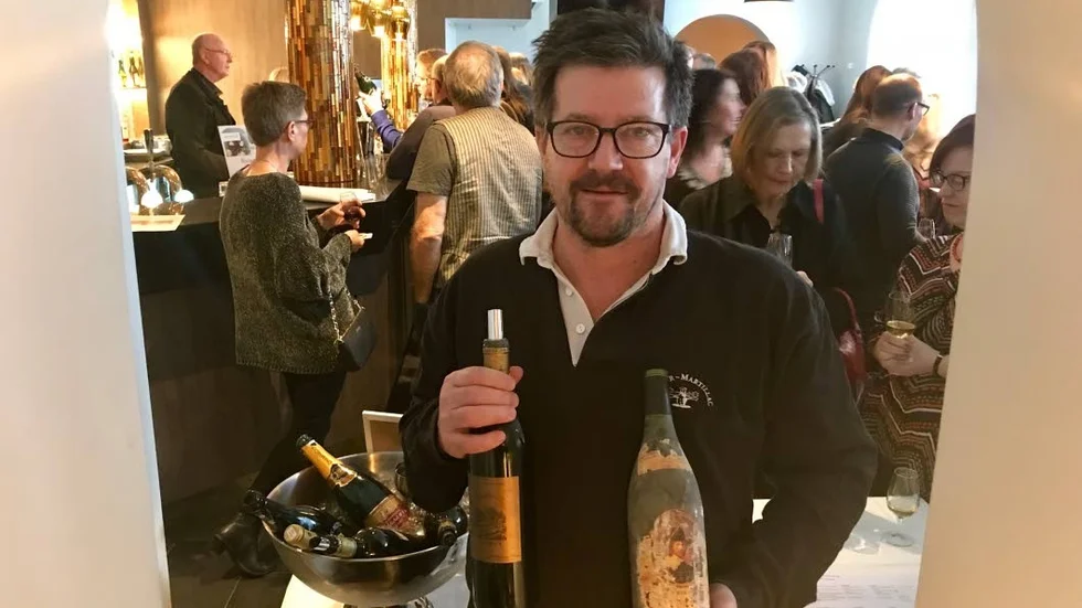 Bo-Lennart Andersson kittlade med gamla godingar, som portvin och champagne, fullt möjliga att sätta på lagring.