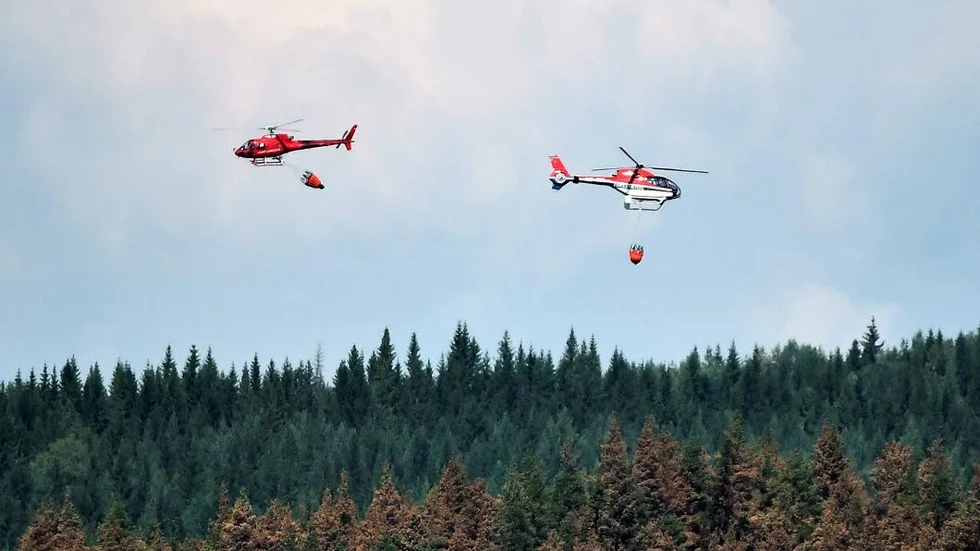 Sjöfartsverket kan göra sina avställda helikoptrar redo för brandsläckning – men först till nästa år.
