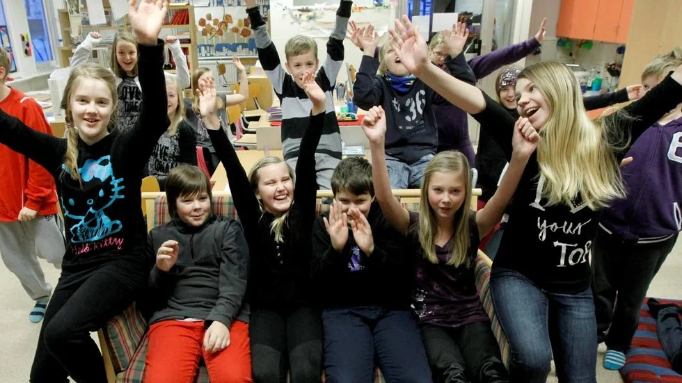 Munksunds skola blev länsmästare i Vi i femman 2012. (Arkivbild)