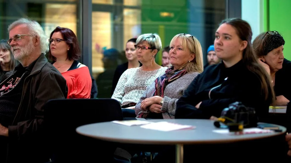 Publik på Kaleido under Maxida Märaks uppträdande.