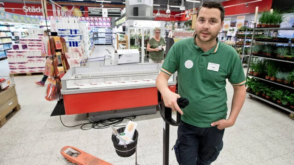 Jimmy Lidström på Coop Forum tycker inte att rötmånaden har påverkat affärsverksamheten.