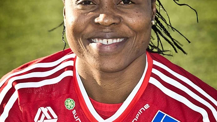 Faith Ikidi, back.