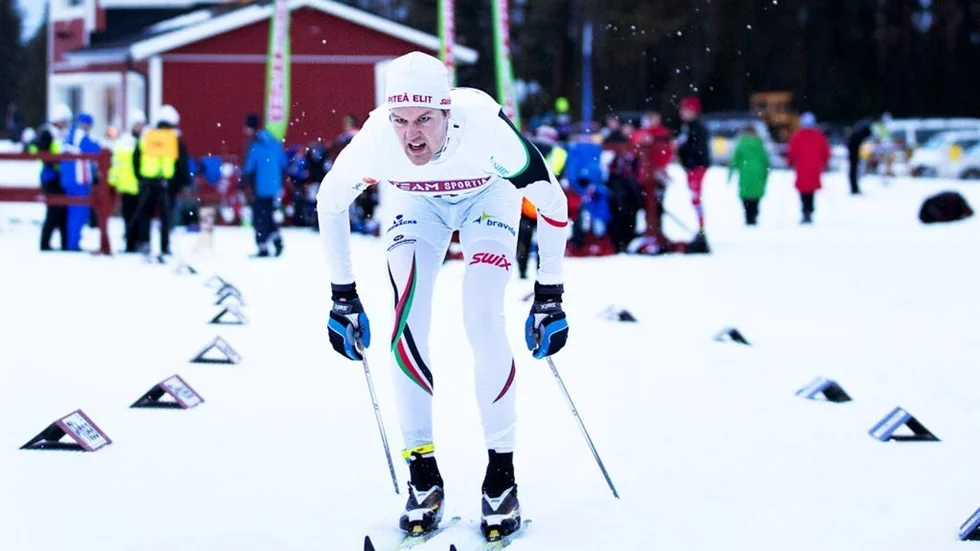 Jesper Modin, Piteå Elit, gjorde i söndags efterlängtad säsongsdebut.