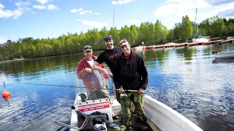 Team Vildmarksshopen bestående av Nils Gillberg, Tomas Andersson och Kimmo Korpi vann gäddfisketävlingen i stor stil.