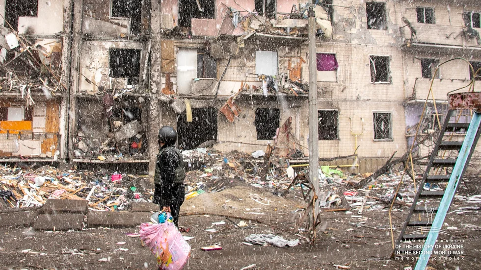 "Meanwhile in Ukraine" (Under tiden i Ukraina).