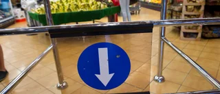 Misstänkt snattare kastade cyklar på väktare i Motala