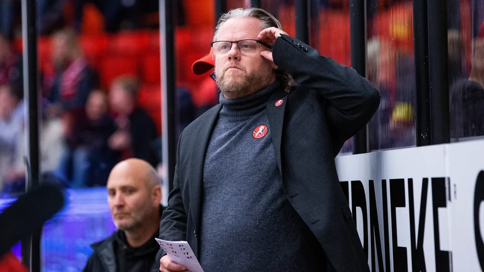 Anders Olsson mötte hemmapubliken för första gången i Himmelstalundshallen men fick inga poäng att fira. 
