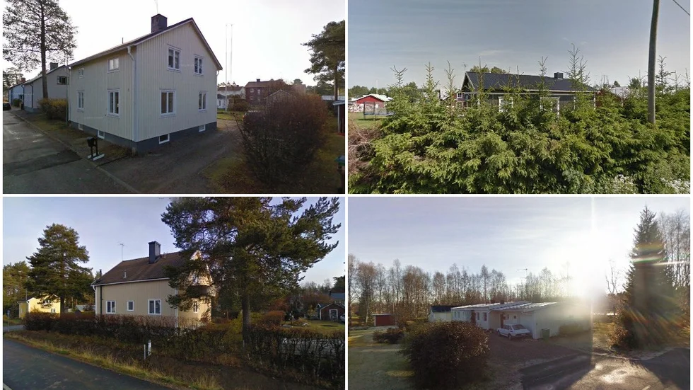 Orrstigen 5, Ytterbyvägen 17, Morjärvsvägen 72 och Solgränd 5