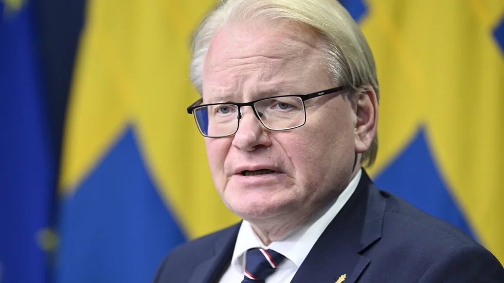 Försvarsminister Peter Hultqvist (S). Arkivbild.