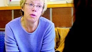 Få Finspångsbor passade på att ställa frågor inför deklarationen till Ylva KArlsson när hon i går fanns på förvaltningshuset.
FOTO: CHRISTINE LINDSTRÖM